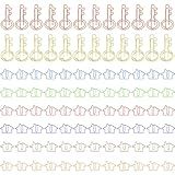 96pcs Real Estate Agent Supplies,8 Types Decorative Paper Clips