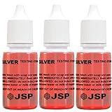 Waytest Silver & Sterling 999 925 Testing Solution Purity Determiner Jewelry Scrap Precious Metal 3 Bottles