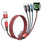 Cruise Essentials 2026, 4 in 2 Multi Charging Cable for Apple Watch Charger