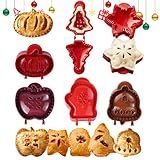6 Pieces Holiday Mini Pie Molds,2026 New Holiday baking essentials,Hand Pie Molds for Baking,mini apple pie molds,for Festivals and Parties (6 Pcs)