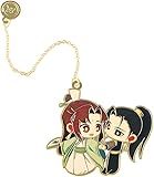 Chinese Mo Dao Zu Shi Bookmark Grandmaster of Demonic Cultivation Wei Wuxian LAN Wangji Metal hollowing Bookmark Chinese Style Tassel Book Markers Pagination Mark