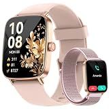 Smart Watch for Women, 1.85" HD Smartwatch (Answer/Make Calls), 2 Bands