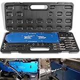 71600 Manifold Drill Template for FORD 4.6L, 5.4L & 6.8L V10 2 Valve and 3 Valve Triton Engines, Remove Broken Exhaust Manifold Bolts