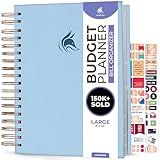 Clever Fox Budget Planner & Monthly Bill Organizer With Pockets. Expense Tracker, Budgeting Journal & Financial Book. Large, 8x9.5" (Lavender)