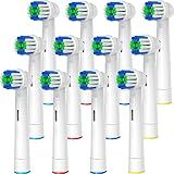 Replacement Toothbrush Heads Compatible with Oral B Braun, 12 Pcs Professional Electric Toothbrush Brush Heads Compatible with Oral B Replacement Heads Refill 7000/Pro 1000/9600/500/3000