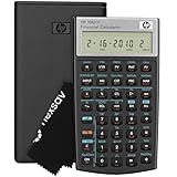 HP 10bII+ Financial Calculator – 100+ Functions for Business, Finance, Accounting, Statistics & Algebra – College & High School Calculator, Exam Approved for SAT, AP, PSAT – Includes Case & Cloth