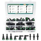30pcs Assorted Fuel Line Quick Connector Set, Fuel Line Repair Kit Hose Release Connect Fittings SAE 7.89mm 9.49mm 9.89mm to ID 8mm
