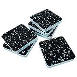 Luwint Treadmill Mat Pads, 4x4 Inch High Density Rubber and Foam Anti Vibration Pads for Noise Reduction, Floor Protection for Treadmill, Walking Pad, Washing Machine, Exercise Equipment