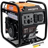 Oxseryn 4400-Watts Inverter Generator, Open Frame Generator Gas Powered, Emergency Home Backup, RV Ready 30A Outlet, EPA Compliment