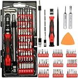 WIREHARD 62 in 1 Precision Screwdriver Set Magnetic Repair Tool Kit with Triwing Y00 Torx T5 T6 Gifts for Men Electronics Laptop Macbook PC RC PS5 iPhone Jewelers XBOX Glasses