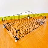 Jifader 4 Pack Larger Under Bed Storage With Wheels,Rolling Under Bed Drawer,Under Bed Shoes Storage,Open Design, Large capacity,Suitable For Various Storage