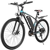 Vivi Electric Bike, 27.5" Electric Bike for Adults, Peak 1000W Ebike 22MPH Electric Mountain Bike with 48V 499.2WH Battery, Up to 50 Miles, 21 Speed Adult Electric Bicycles, SGS Certified to UL2849