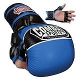 Combat Sports Max Strike MMA Training Gloves, Open-Palm, Fingerless Padded Boxing Gloves for Muay Thai, Kickboxing, and Martial Arts, Ideal for Men and Women, Essential MMA Gear