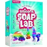 Dan&Darci Unicorn Soap Making Kit - Girls Crafts DIY Project Age 6+ Year Old Kids - Unicorn Girl Birthday Gifts - Science Activity Teenage Gift - Make Your Own Soap - Craft Toys Ages 6 7 8 9 10 11 12