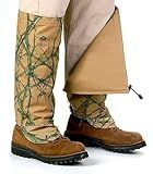 TurtleSkin Snake Gaiters, Lightweight & Waterproof Snake Guards for Men & Women, Durable Reversible Snake Chaps for Hunting,Tactical & Survival Gear – Camo/Khaki