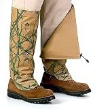 TurtleSkin Snake Gaiters, Lightweight & Waterproof Snake Guards for Men & Women, Durable Reversible Snake Chaps for Hunting,Tactical & Survival Gear – Camo/Khaki