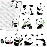 Celavoy Panda Magnetic Bookmarks Gifts - 8 Pcs Cute Animals Funny Bookmark