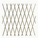 Expandable Bamboo Trellis Fence - 48x72 Inch, Climbing Plants, Eco-Friendly, Easy Installation,Lattice Fence