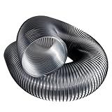 Leaf Vac Vacuum Hose 8 Foot of 8 Inch PVC Flexible Grass Catcher Bagger for DR Agri-Fab Etc, Fits Most Brands DR Trac Vac Cyclone