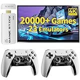 LIXIAN-US Cart - BUY HERE to Get: 2026 Retro Gaming Console, 20,000+ Classic Games, 4K HDMI TV Stick, Dual Wireless Controllers, 64GB, Plug & Play (White)