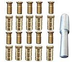 mistcooling Pool Cover Anchors for inground Pools - 10 Pack with Tamping Tool - 5/8" Anchor. Fits 3/4" Hole- 5001ABR