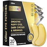 Under Eye Patches (20 Pairs) - Eye Patches For Puffy Eyes And Dark Circles - Under Eye Mask For Beauty & Personal Care - Under Eye Mask Amino Acid & Collagen For Dark Circles And Puffiness by Celor