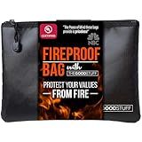 Fireproof Money Bag for Cash (10" x 13") – Waterproof Document Holder with Zipper, Protects Important Papers, Passports & Valuables from Fire & Water – Secure Storage for Home, Office & Travel