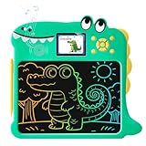 2-in-1 LCD Writing Tablet for Kids & Learning Tablet for Kids Ages 4-8 (17 Learning Themes), Charging Erasable Board, Educational Learn Alphabets Toys Birthday Gifts for Girls Boys