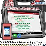 LAUNCH X431 PRO3S+ Smartlink HD Heavy Duty Truck Scanner,2026 Diesel&Gasoline Bidirectional Diagnostic Scan Tool with J2534 Protocols,Topology Map,60+Service,ECU Code,CANFD &DOIP,2 Yrs Free Update