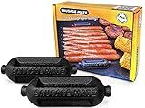 SAUSAGE MATE - Cook Perfectly - Barbeque Grill Accessory to Control for Easier and More Even BBQ Cooking - Ideal Barbecue Utensil to Make Sit Steadier
