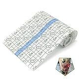 Flatoedu Tattoo Aftercare Bandage Roll - Waterproof Transparent Film for Initial Healing and Skin Repair Adhesive Tattoo Supply Wrap, 6" x 2 Yard
