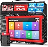 KINGBOLEN K7 OBD2 Scanner Bluetooth 2026 Bidirectional Scan Tool with Lifetime Update(New Version), ECU Code, 31+ Resets, Full System, No Subscriptions, CAN FD, FCA AutoAuth, Crankshaft Relearn