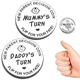 Funny Baby Gift New Parents Decision Gift,Pregnancy Gifts New Dad Mom Gifts,New Parents Gifts for Couples Halloween Thanksgiving for First Time to be Moms Dads Daddy Mummy Double Sided