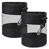 2Pcs Golf Balls Storage Bag,Nylon Mesh Golf Ball Bags, Golf Pouch Bags Golf Ball Pouch Drawstring Golf Tees Pouch Bag Golf Bag Organizer Golf Ball Holder