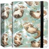 BVCLKJPOI Photo Album 4x6 Photos, 60 Photos Small Mini Capacity Premium PU Leather Cover Photo Album, Portable Photo Album for Family Wedding Anniversary Baby Vacation Pictures, Cute Capybara