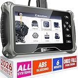 2026 BOSSCOMM IF745 Scanner Diagnostic Tool, Check Engine Code Reader with 6 Resets, ABS Bleeding/Oil/EPB/SAS/Throttle/Battery, Scanner Diagnostic Tool for Vehicles, Lifetime Free Update, Auto VIN