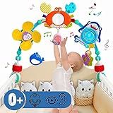 Pau1Hami1ton Baby Stroller Arch Toys, Car Seat Toys,Bouncer Toy Bar/Mobile for Bassinet,Adjustable Baby Hanging Toys Fit for Crib Bed,Stroller,Car Seat.S-19(Crab)