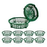 OFXDD Plant Trays 12 Pcs - Plastic Trays for Bulb Planting - Seedling Trays - Planting Basket for Onion, Flower Bulbs