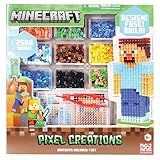 Minecraft Pixel Creations Bead Kit 2500 Beads with Pegboards & Templates Build Characters & Tools from, Encourages Hands-on STEM-Based Play Craft Set for Kids Ages 6+