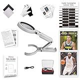Card Centering Grading Tool Kit for Sports Cards with Thickness Measuring Card, LED Clarity Tool Set, Trading Cards Measuring Tools and Accessories
