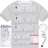 Vowlove T-Shirt Ruler Guide for Shirt Design Placement and Alignment