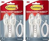 Command Cord Bundlers, Cord Organizer, 2-Bundlers Per Pack, Sold As 2 Packs (17304-ES)
