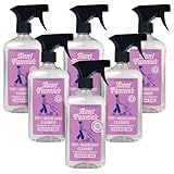 Aunt Fannie's Toy and Highchair Cleaner, Hypoallergenic, Multi-Purpose Spray Powered by Vinegar for Toys, High Chairs, Car Seats, Swings, Counters, and Other Hard Surfaces Fragrance Free, Pack of 6