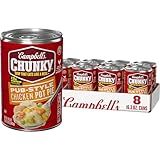 Campbell’s Chunky Soup, Pub-Style Chicken Pot Pie Soup, 16.3 oz Can (Pack of 8)