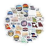 BulbaCraft Missouri Sticker for Water Bottle and Laptop - State Souvenirs, Decorations & Gifts, Waterproof Vinyl Decals, Gifts for Women & Men