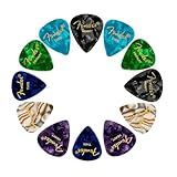 Fender Premium Picks Sampler - 12 Pack Includes Thin, Medium & Heavy Gauges (Austin Bazaar Exclusive)