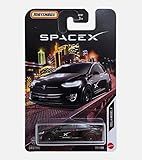 Matchbox Tesla Model X SpaceX Crew Transport Vehicle, 1:64 Scale, Die-Cast