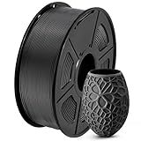 SUNLU PLA 3D Printer Filament PLA Filament 1.75mm, Neatly Wound 3D Printing Filament 1.75mm, Dimensional Accuracy +/- 0.02 mm, Fit Most FDM 3D Printers, 1kg Spool (2.2lbs), Black