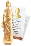 Westmon Works Saint Joseph Statue for Selling Homes USA Made with Card and Catholic House Sale Prayer Complete Set