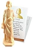 Westmon Works Saint Joseph Statue for Selling Homes USA Made with Card and Catholic House Sale Prayer Complete Set